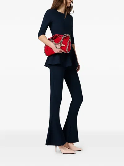 Stella Mccartney Flared Trousers In Blue