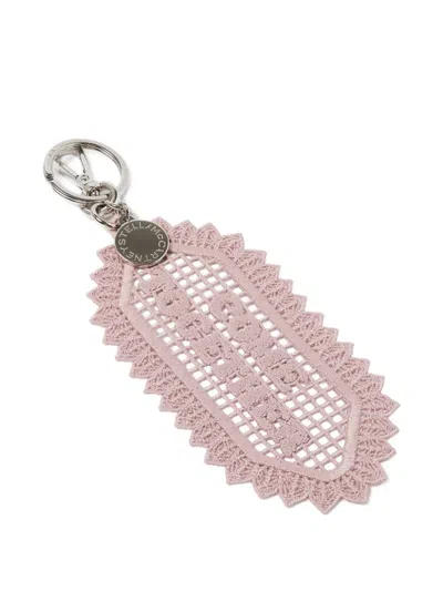 Stella Mccartney Come Together Mesh Charm In Burgundy