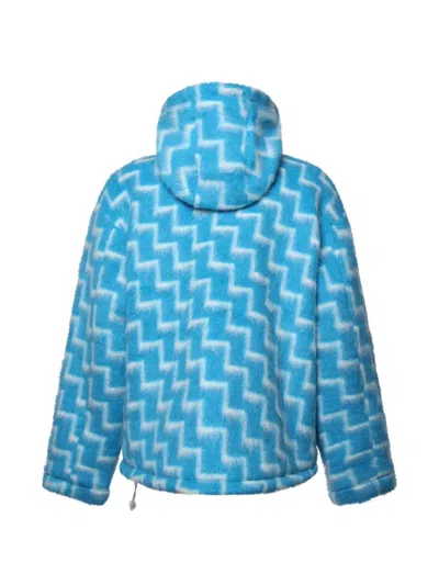 Bonsai Geometric-pattern Jacket In Blue