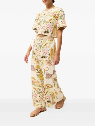 Marie Oliver Drew Floral Top In Multi