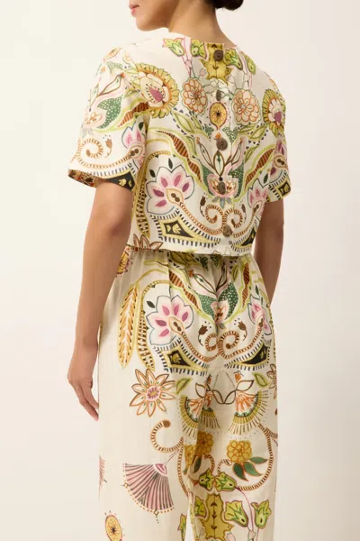 Marie Oliver Drew Floral Top In Multi