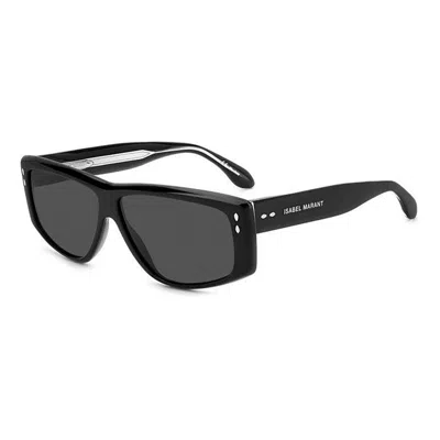 Isabel Marant Rectangular Sunglasses In Black