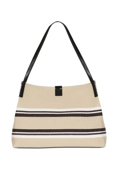 Balmain Release Canvas Shopper In Pattern