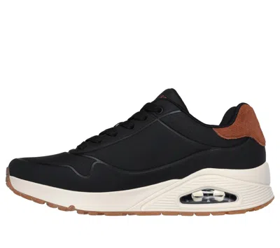 Skechers Street Uno Suited On Air Sneaker In Black