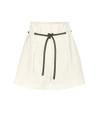 3.1 Phillip Lim White Tailored Pleated Shorts In Aet. White