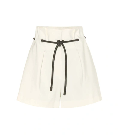 Shop 3.1 Phillip Lim / フィリップ リム Cotton-blend Shorts In Aet. White