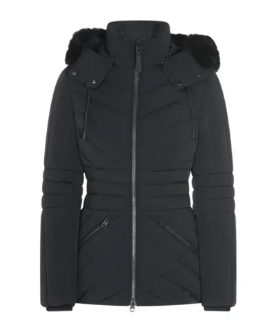 Mackage Nadia-sh Quilted Down Jacket With Detachable Hood In Black