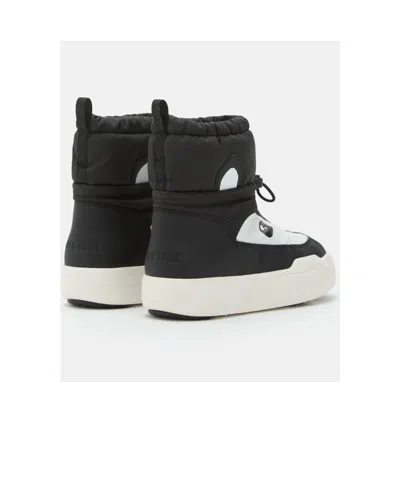 Moon Boot Kids Park Tube Panda Mid Boots In Black