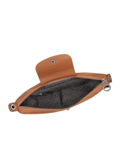 Longchamp Le Pliage Xtra Zip-fastenign Shoulder Bag In Brown