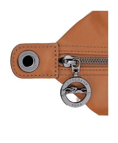 Longchamp Le Pliage Xtra Zip-fastenign Shoulder Bag In Brown