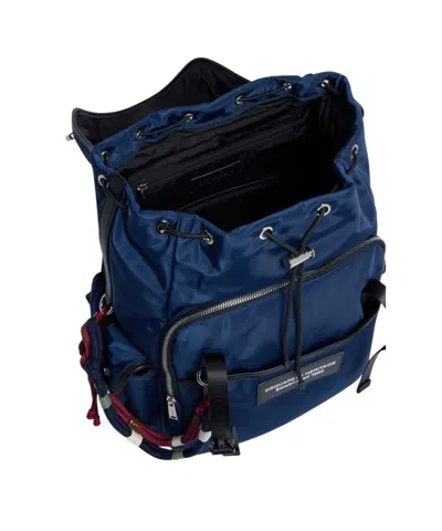 Dsquared2 Heritage Logo Backpack In Blue
