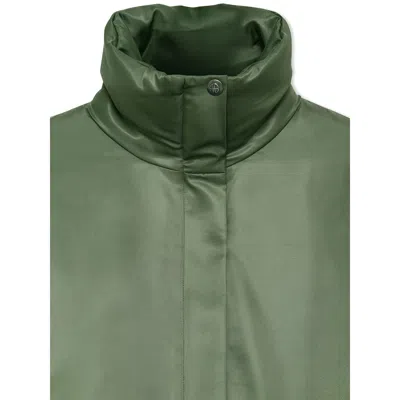 Anine Bing Cyrus Shell Bomber Jacket In Green