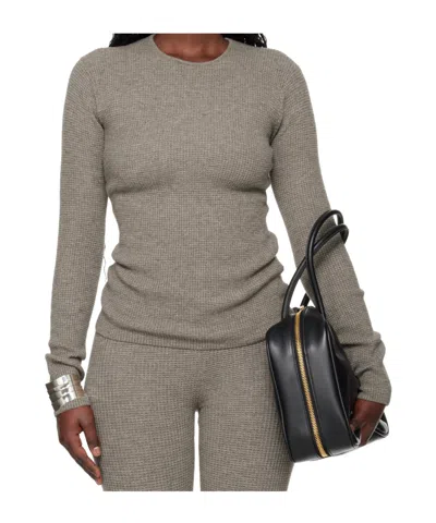 Essentials Long-sleeved T-shirt In Gray