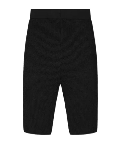 Essentials Soft Rib Biker Short In Black