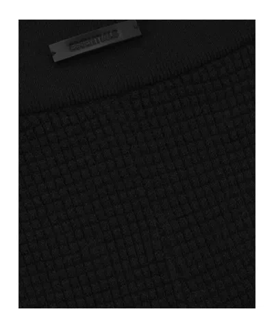 Essentials Soft Rib Biker Short In Black