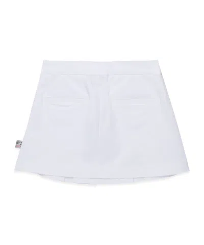 N°21 N21 Kids Logo Tag Mini Skirt In White