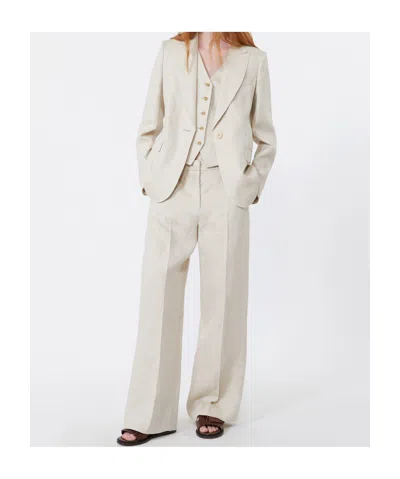 Weekend Max Mara Single Breasted Blazer In White