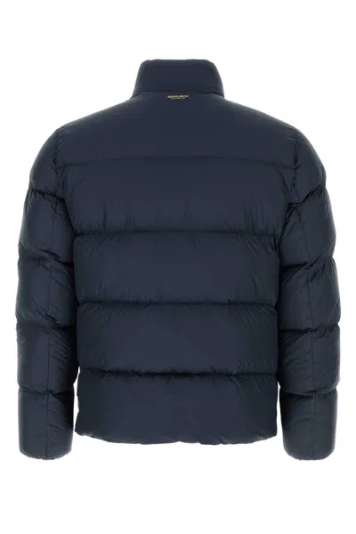 Woolrich Down Jacket In Blue