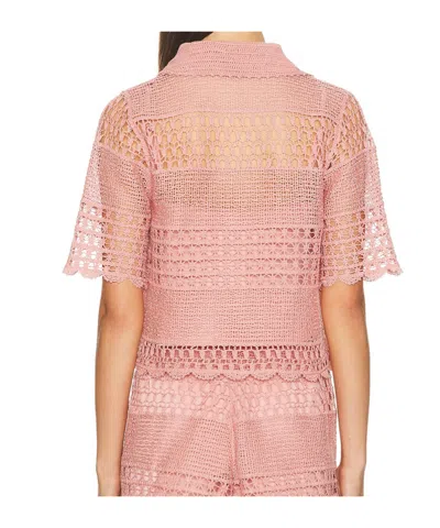 Zimmermann Wanderlust Sun Crocheted Cotton-blend Top In Brown