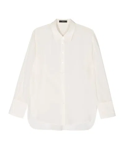 Joseph Joe Crepe-de-chine Shirt In Neutral