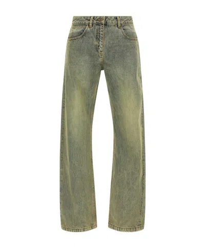 Entire Studios Lean Stonewash-effect Jeans In Gray