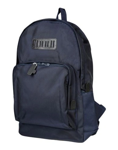 White Mountaineering Backpack & Fanny Pack In Dark Blue