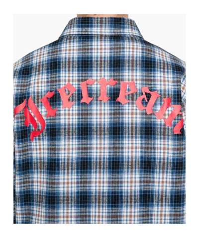 Icecream Check-pattern Logo-embroidered Shirt In Multi