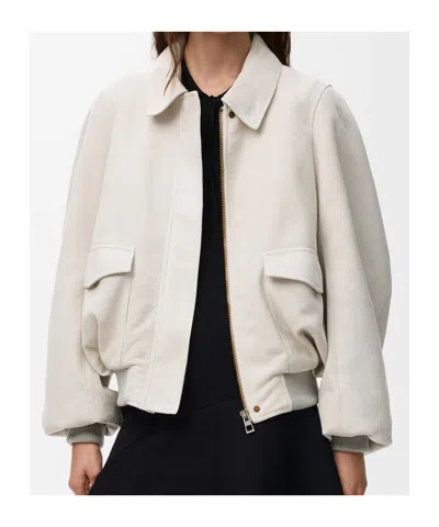 Loewe Flap-pocket Jacket In Neutral