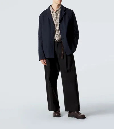 Studio Nicholson Denim Jacket In Blue