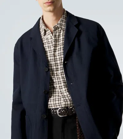 Studio Nicholson Denim Jacket In Blue