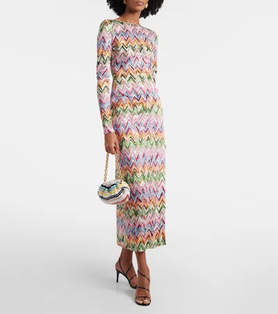 Missoni Zigzag Small Clutch In Multi