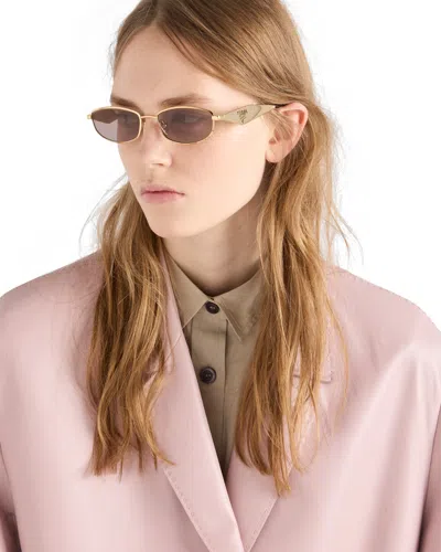 Prada Sunglasses With  Logo In Pattern