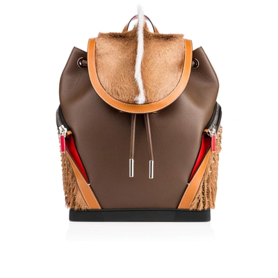 Christian Louboutin Explorafunk Backpack  Café Calfskin - Handbags -