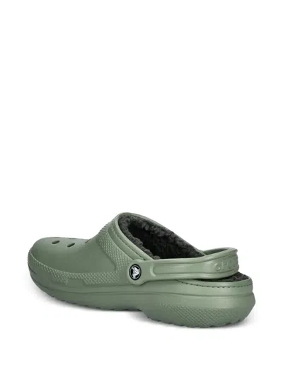 Crocs Perforated Slippers In Gray
