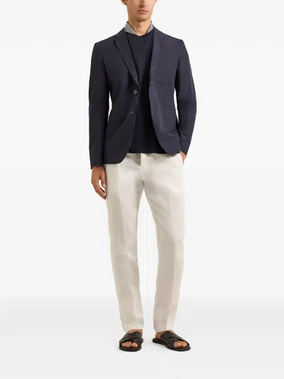 Orlebar Brown Mathis Button-up Blazer In Black