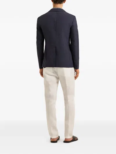 Orlebar Brown Mathis Button-up Blazer In Black