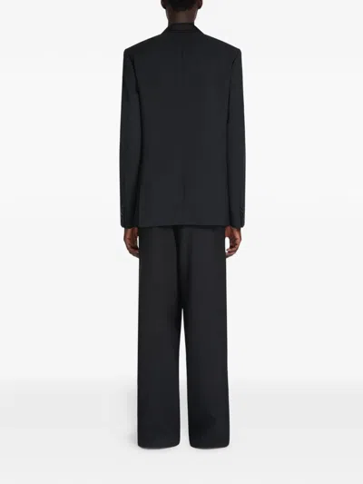 Dries Van Noten Double-breasted Blazer In Black