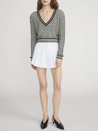 Frame The Structural Short In White