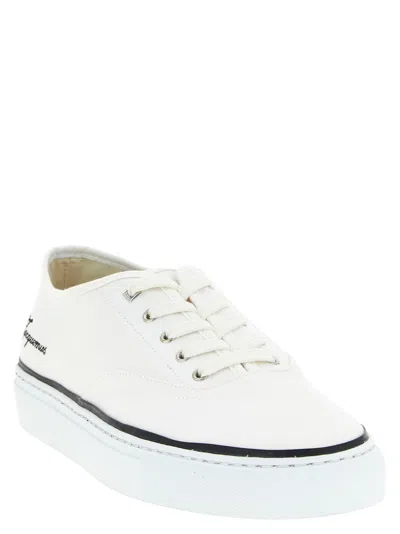 Jacquemus Les Fefe Low Top Sneakers Rubber Sole In White