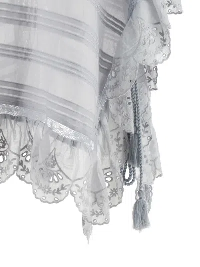 Isabel Marant Étoile Payton Lace-trimmed Embroidered Cotton Blouse In Pink