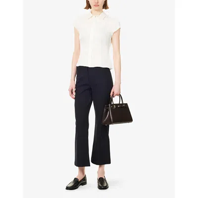 Theory Woman Pants Black Size 00 Polyester, Virgin Wool, Elastane, Polyamide