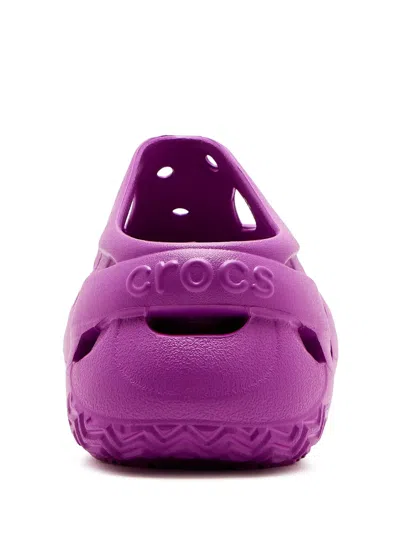 Crocs Perforierte Caged Clogs In Purple