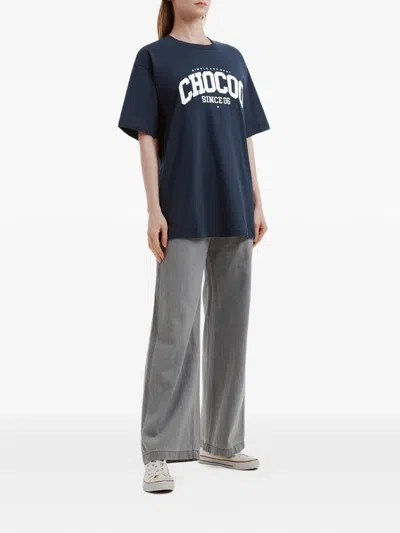 Chocoolate T-shirt Mit Grafischem Print In Blue