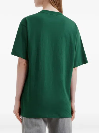 Chocoolate Besticktes T-shirt In Green