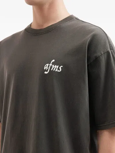 Aftermaths Gemustertes T-shirt In Gray