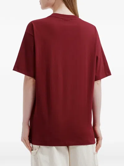 Chocoolate T-shirt Mit Logo In Red