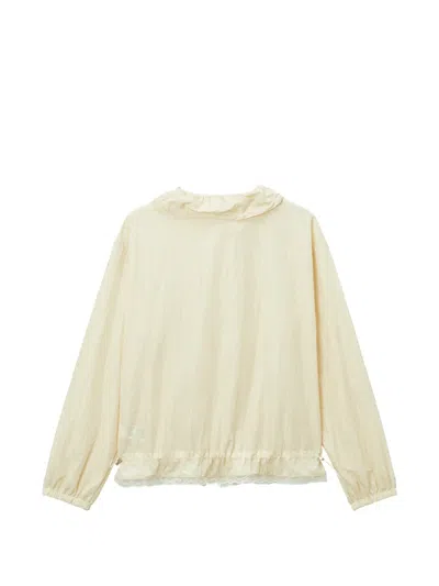 B+ab Jacke Mit Rüschen In Yellow