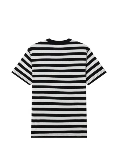 Chocoolate Gestreiftes T-shirt In Black