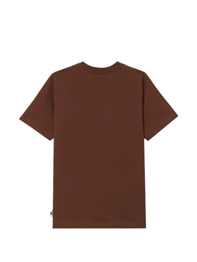 Chocoolate T-shirt Mit Print In Brown