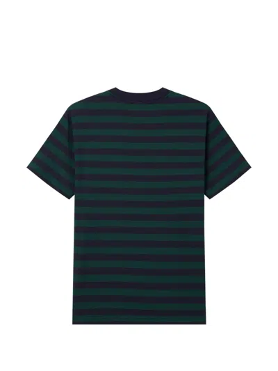 Chocoolate Gestreiftes T-shirt Mit Herz-patch In Blue